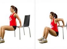 Тренировки дома: Упражнение со стулом